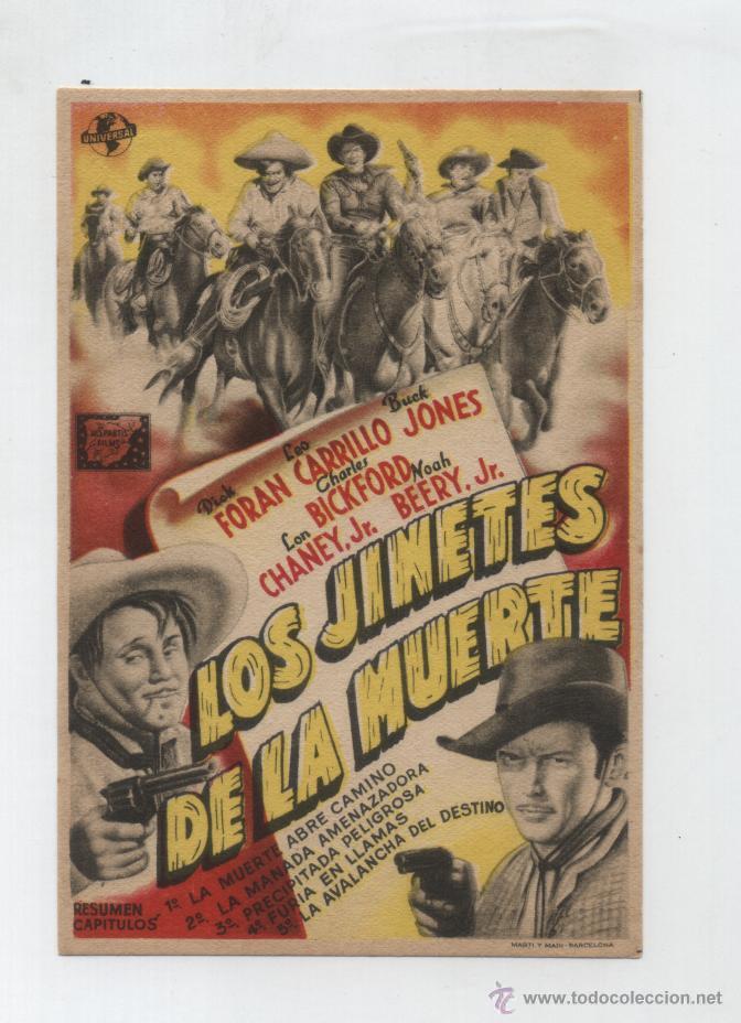 Cine: Los Jinetes de la Muerte. .Sencillo de Universal. - Foto 1