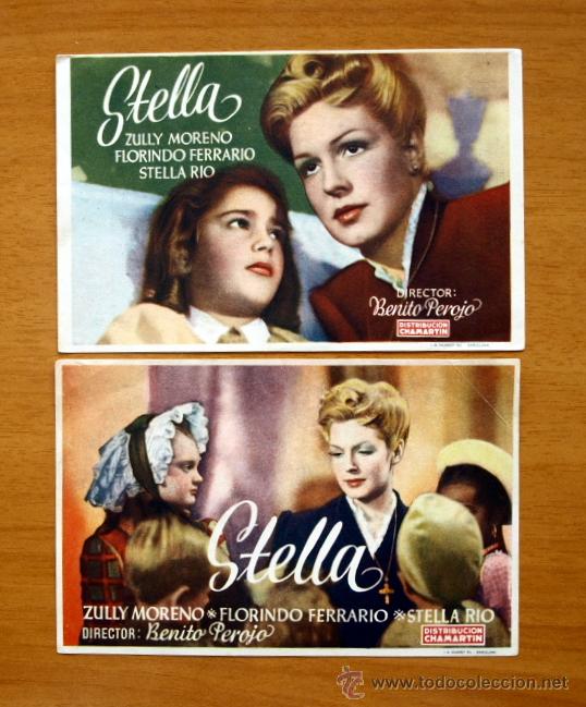 Cine: Stella - Zully Moreno, Florindo Ferrario, Stella Rio - Con publicidad