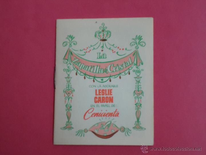 Cine: programa librito la zapatilla de cristal. antiguo - Foto 1