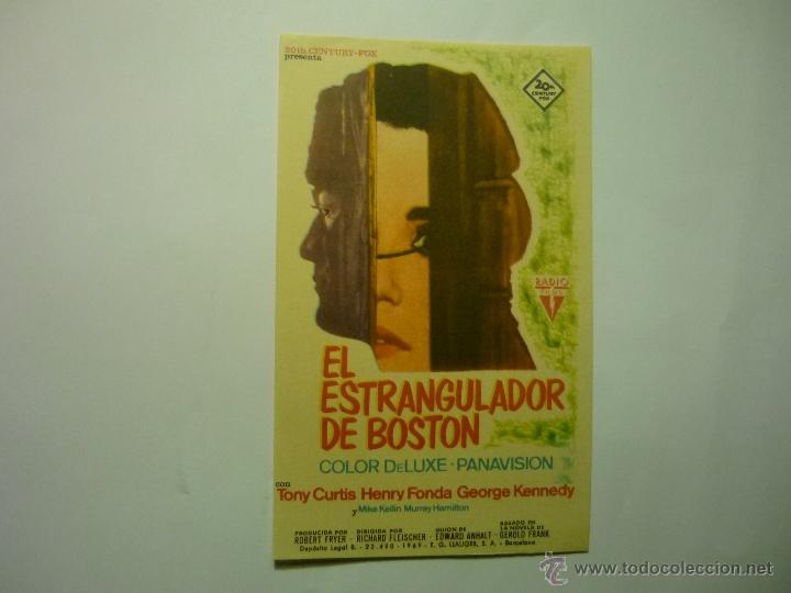 Cine: PROGRAMA EL ESTRANGULADOR DE BOSTON .-TONY CURTIS - Foto 1