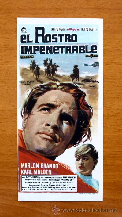 Cine: El rostro impenetrable - Marlon Brando, Karl Malden - Con publicidad