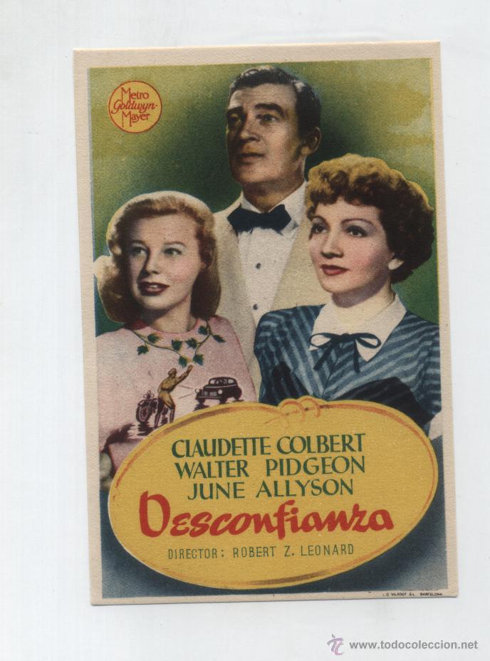 Cine: Desconfianza. Sencillo de MGM.  &iexcl;IMPECABLE! - Foto 1
