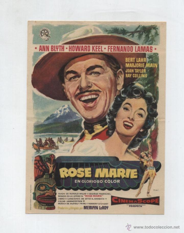 Cine: Rose Marie. Sencillo de Floralva. - Foto 1