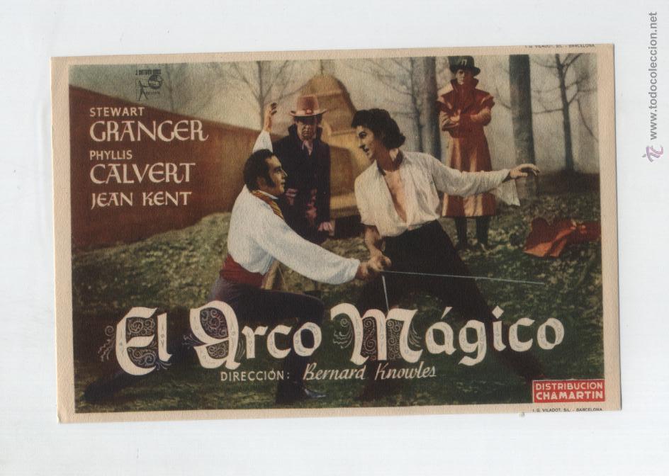Folhetos de m&atilde;o de filmes antigos de cinema: El Arco M&aacute;gico. Sencillo de Chamart&iacute;n.