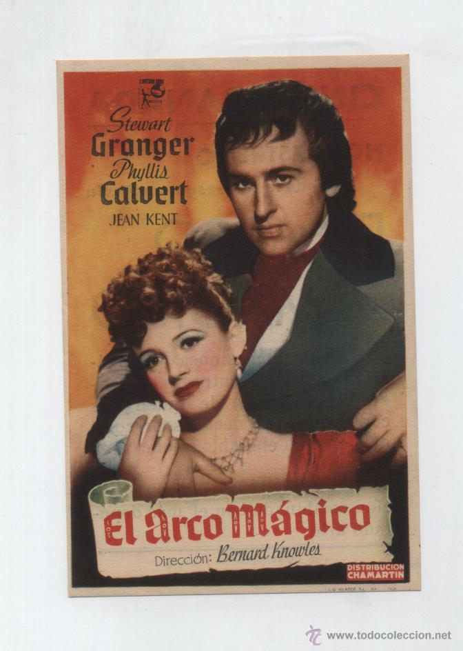 Folhetos de m&atilde;o de filmes antigos de cinema: El Arco M&aacute;gico. Sencillo de Chamart&iacute;n.  Cine Granada.