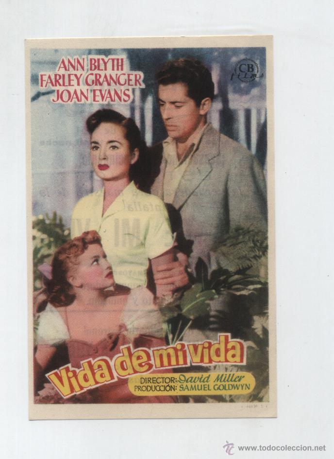 Kino: Vida de mi vida. Sencillo de CB Films.  Cine Mari - Le&oacute;n   1951.