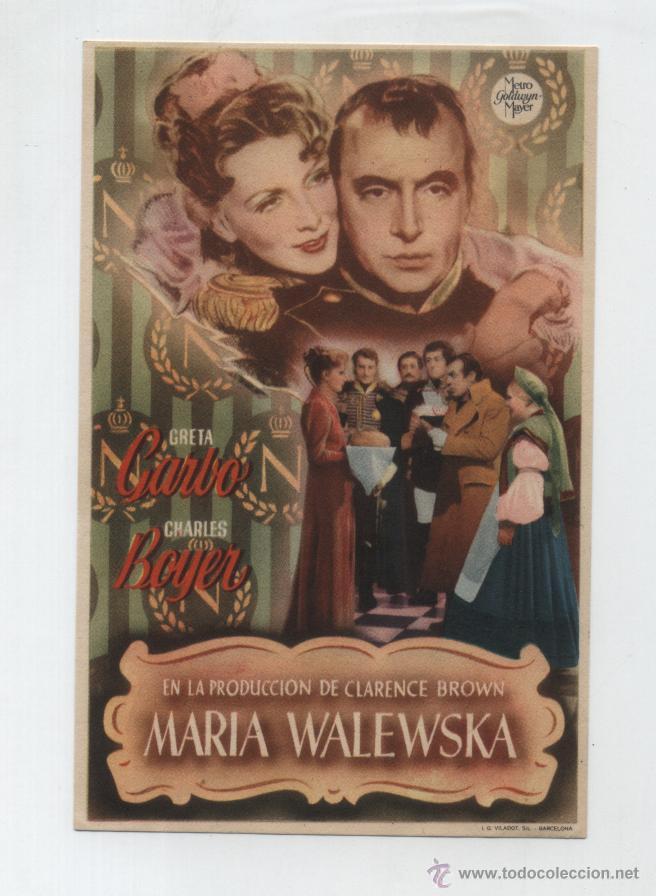 Kino: Mar&iacute;a Walewska. Sencillo de MGM.
