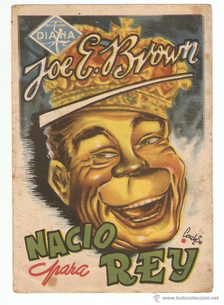 Cine: NACI&Oacute; PARA REY - JOE E BROWN - Foto 1