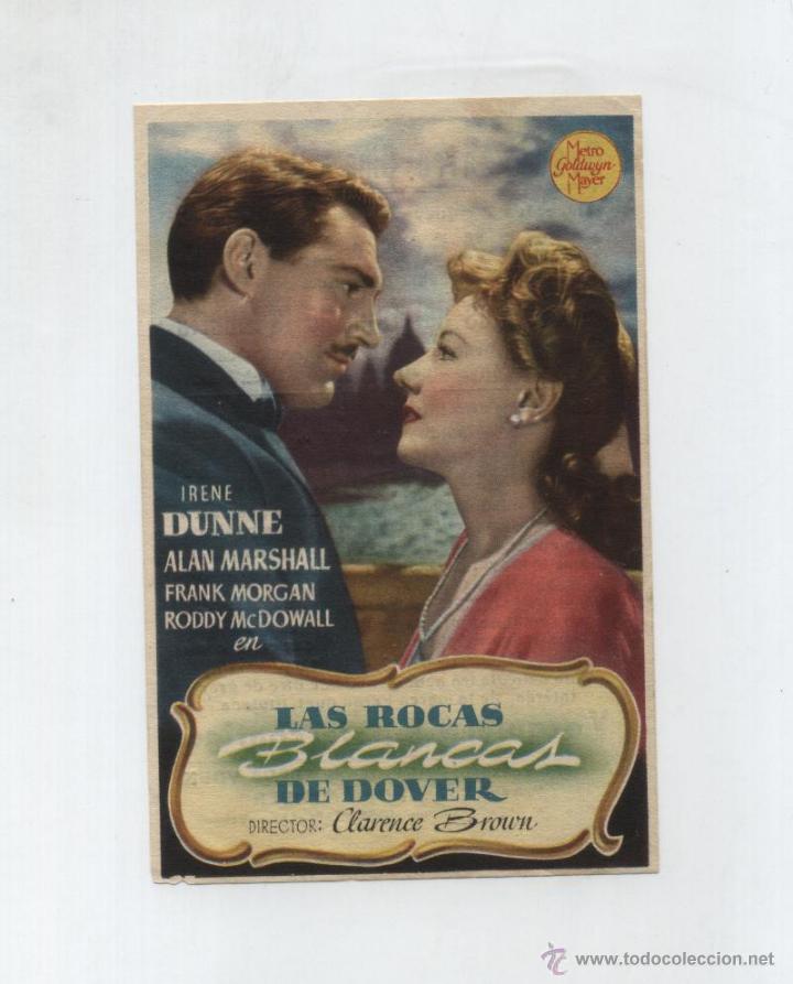 Kino: Las Rocas Blancas de Dover. Sencillo de MGM. Gran Teatro Cine Benaguacil   1947.