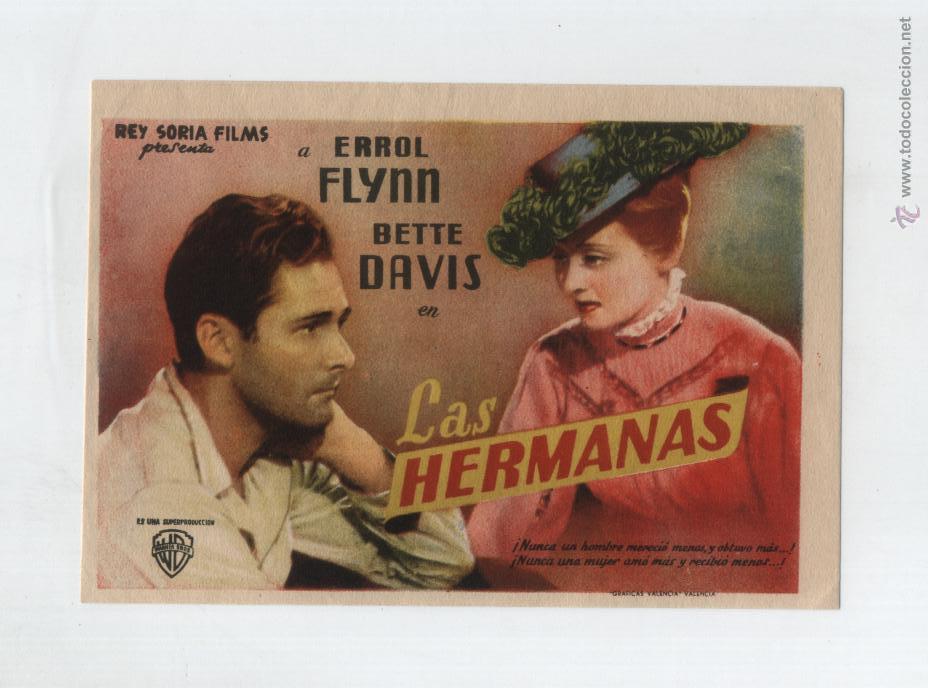  Flyers Publicitaires de films Anciens: Las Hermanas. Sencillo de Rey Soria Films.