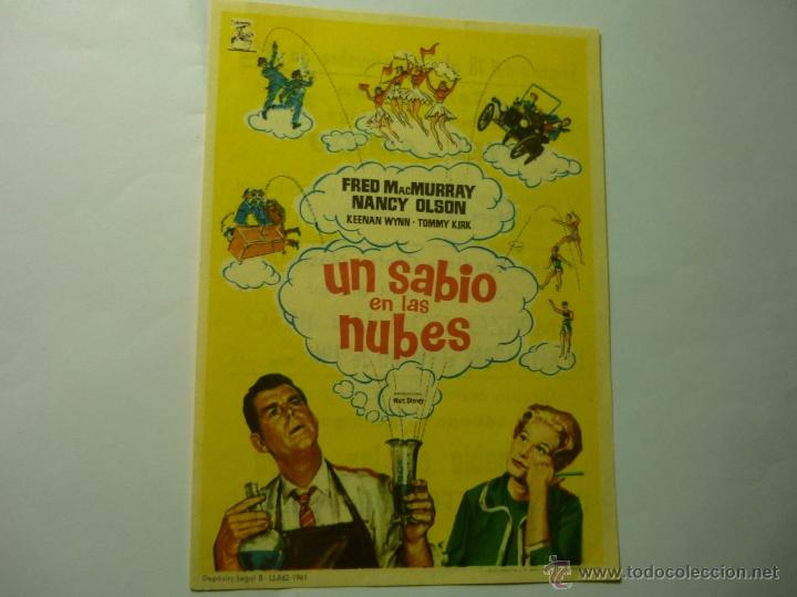 Cine: PROGRAMA UN SABIO EN LAS NUBES.- FRED MACMURRAY-bartrina reus - Foto 1
