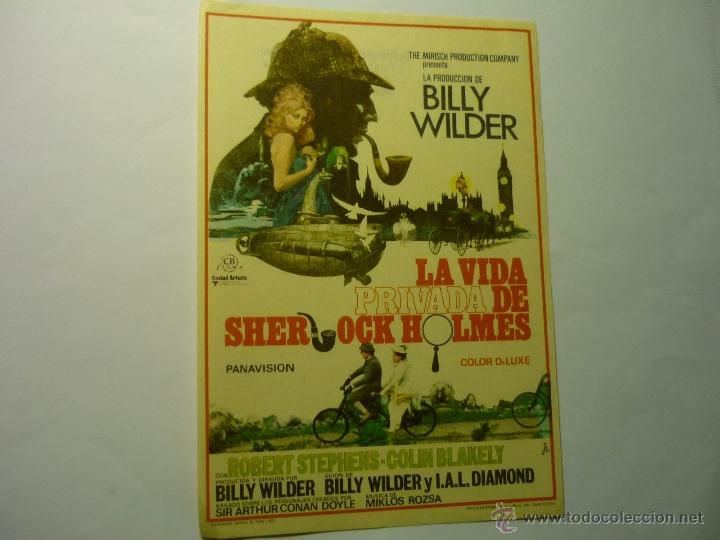 Cine: PROGRAMA LA VIDA PRIVADA DE SHERLOCK HOLMES.-- - Foto 1