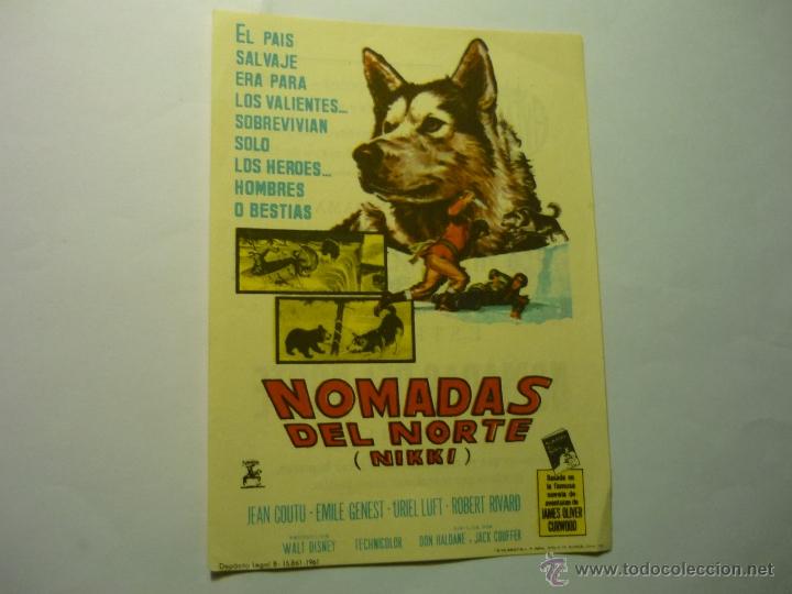 Cine: PROGRAMA NOMADAS DEL NORTE.-PUBLICIDAD AVENIDA-REUS - Foto 1