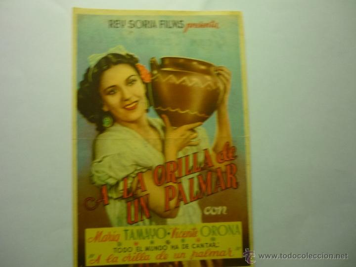Cine: PROGRAMA A LA ORILLA DEL PALMAR.-MARIA TAMAYO- - Foto 1