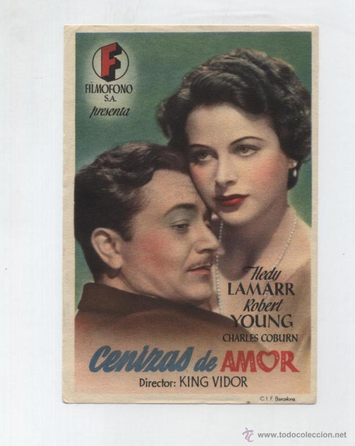 Kino: Cenizas de Amor. Sencillo de Film&oacute;fono.
