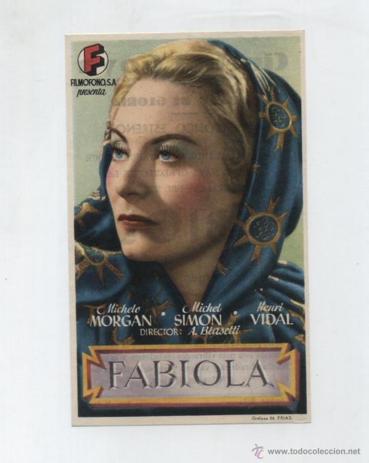 Kino: Fabiola. Sencillo de Film&oacute;fono. Cinema Goya.