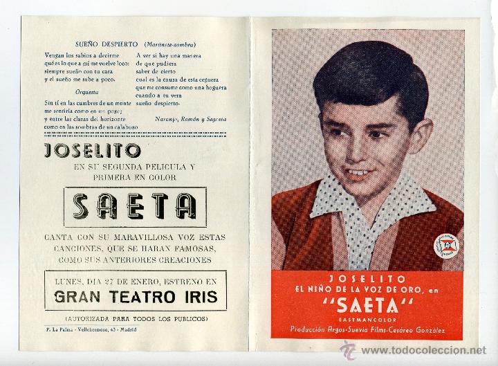 Cine: SAETA,con Joselito.