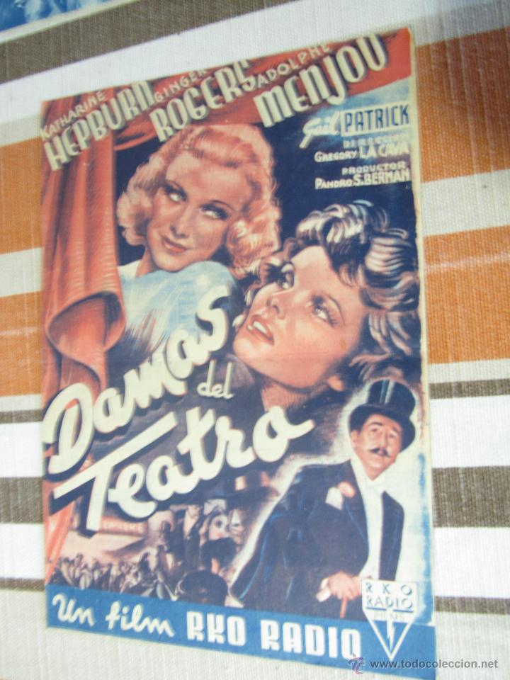 Cine: DAMAS DE TEATRO G, ROGERS K. HERBURT PROGRAMA DE CINE C2 - Foto 1