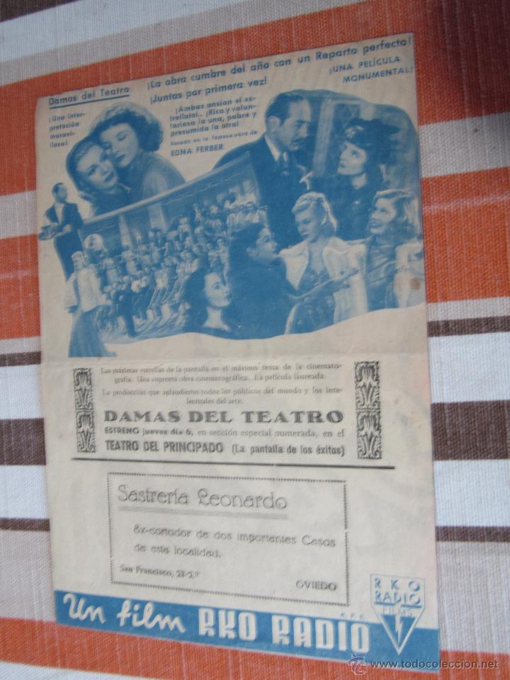 Cine: DAMAS DE TEATRO G, ROGERS K. HERBURT PROGRAMA DE CINE C2 - Foto 2
