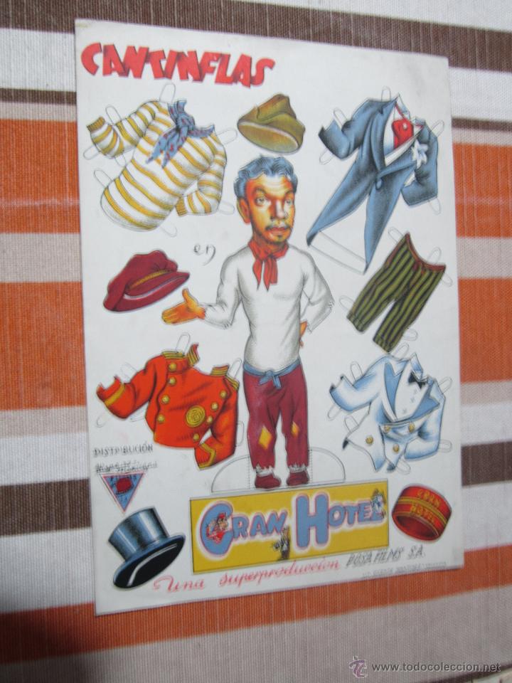 Cine: GRAN HOTEL CANTINFLAS PROGRAMA CINE RECORTABLE 17 X 24 CM. C2 - Foto 1