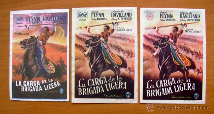 Cinema: La carga de la brigada ligera - Variedad en la distribuidora - Con publicidad