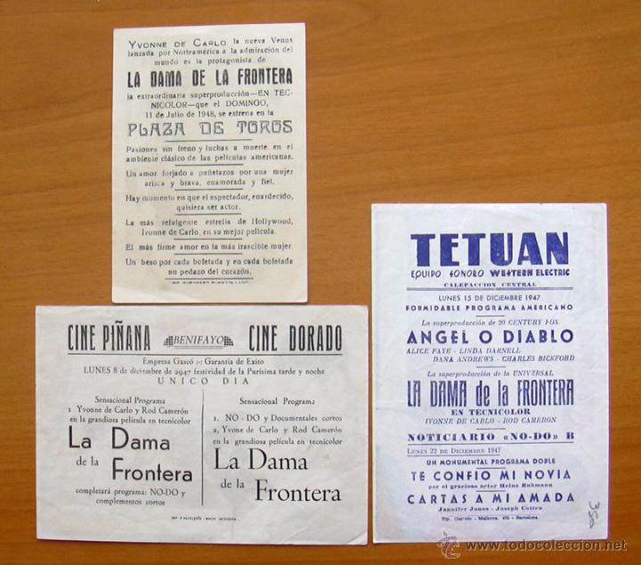 Cine: La dama de la frontera - 3 programas diferentes - Con publicidad - Foto 2