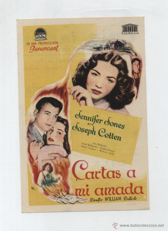 Kino: Cartas a mi amada. Sencillo de Paramount.  Cine Mari - Le&oacute;n   1947.