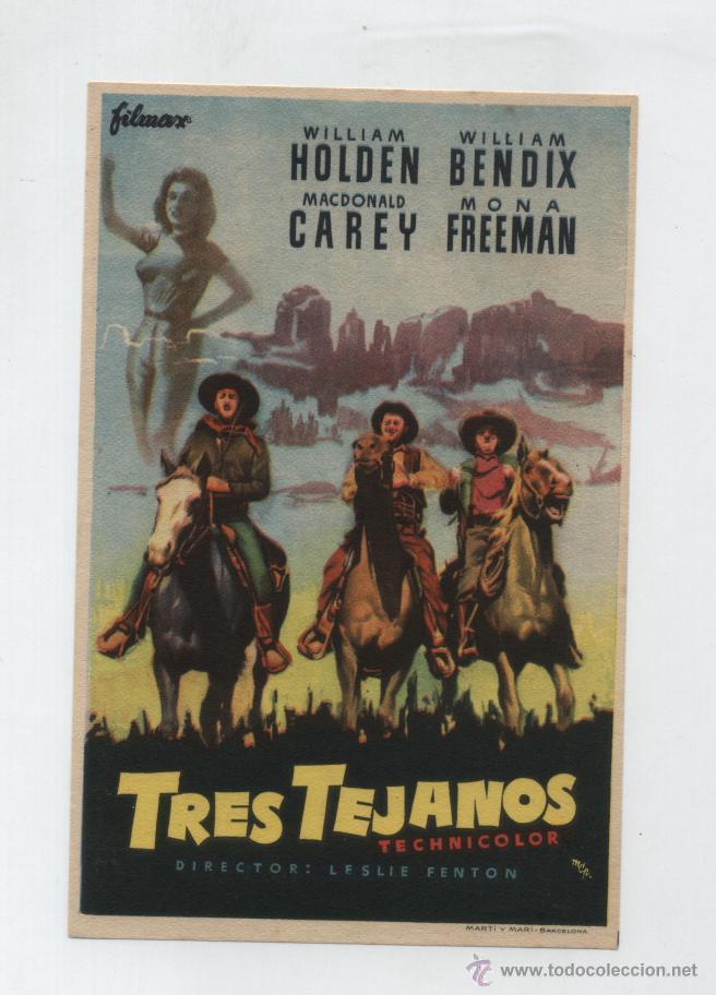 Cine: Tres Tejanos. Sencillo de Filmax.    &iexcl;IMPECABLE! - Foto 1