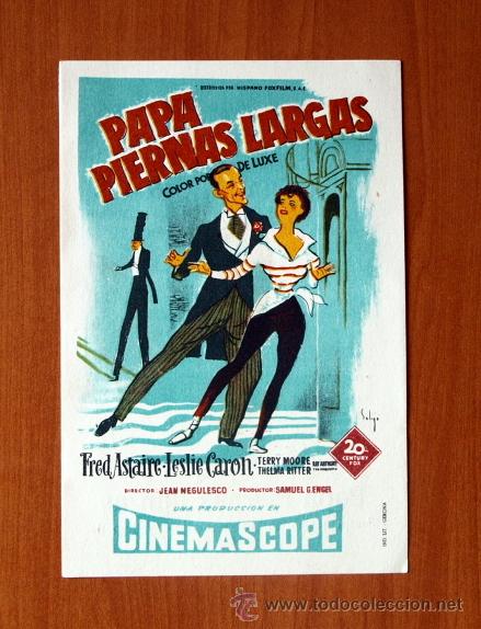 Cine: Pap&aacute; piernas largas - Soligo - Fred Astaire, Leslie Caron - Con publicidad