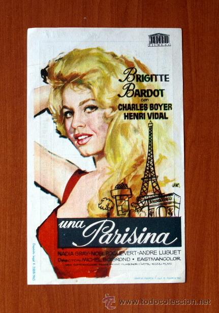 Cine: Una Parisina - Brigitte Bardot, Charles Boyer - Con publicidad