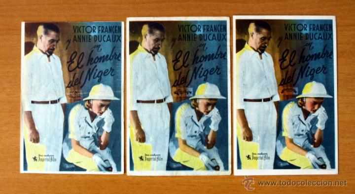 Cinema: El hombre del Niger - Victor Francen, Annie Ducaux - Distintas Distribuidora - Con publicidad