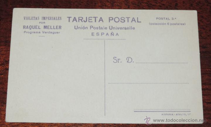 Cine: PROGRAMA TARJETA DE VIOLETAS IMPERIALES PROGRAMA TARJETA RAQUEL MELLER CINE MUDO 1924, eLdorsode la - Foto 2