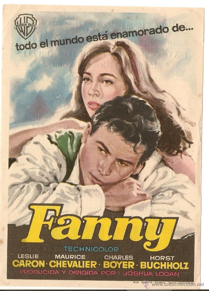 Cinema: FANNY - LESLIE CARON, MAURICE CHEVALIER, CHARLES BOYER, HORST BUCHHOLZ - JOSHUA LOGAN -CINE MAJESTIC
