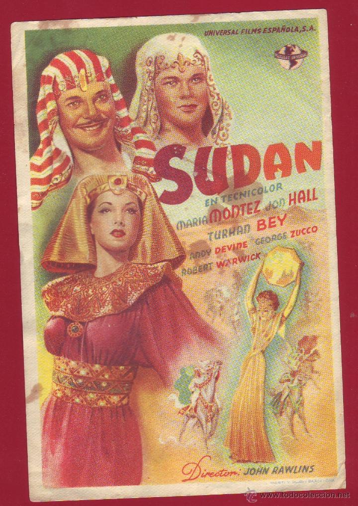 Cine: PROGRAMA DE MANO - SUDAN - Foto 1