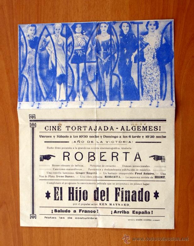 Cine: Roberta - Ginger Rogers, Fred Astaire - Con publicidad - Foto 3