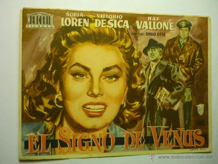 Cine: programa el signo de venus.-sofia loren