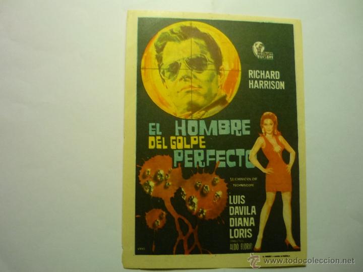 Cine: programa el hombre del golpe perfecto.-richard harrison.-sello cine roxy - Foto 1