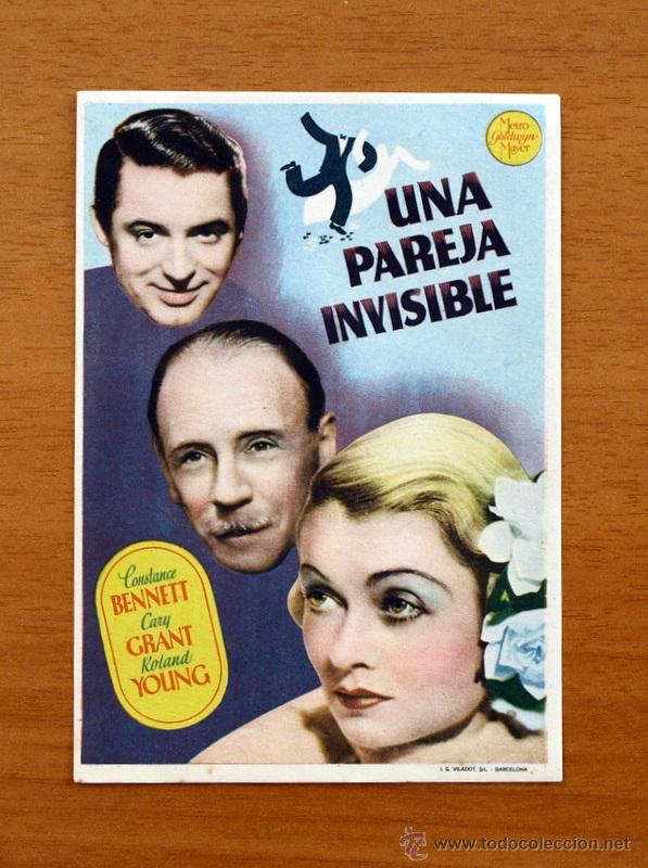 Cine: Una pareja invisible - Cary Grant, Constance Bennett, Roland Young
