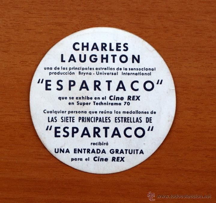 Cine: Espartaco - Charles Laughton - Programa troquelado - Con publicidad - Foto 2