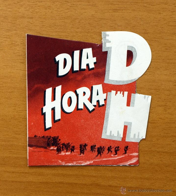 Cine: D&iacute;a D hora H - David Brian, John Agar - Programa troquelado - Con publicidad - Foto 1
