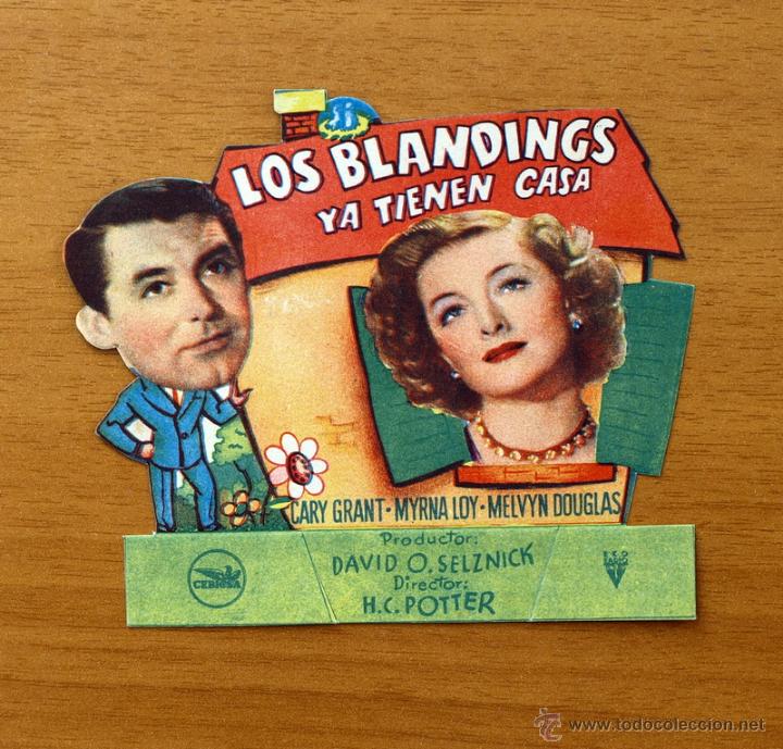 Cine: Los Blandings ya tienen casa - Cary Grant, Myrna Loy - Programa troquelado