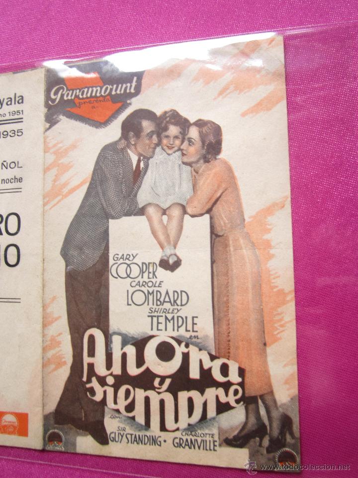 Cine: AHORA Y SIEMPRE G. COOPER PROGRAMA CINE DOBLE 1935 - Foto 1