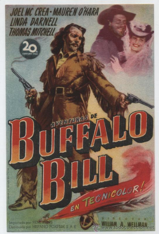 Cine: Buffalo Bill. Sencillo de 20Th Century Fox. - Foto 1