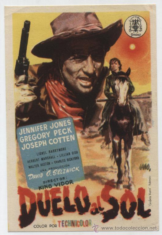 Cine: Duelo al sol. Sencillo de Procines.  &iexcl;IMPECABLE! - Foto 1