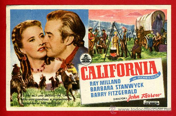 Cine: CALIFORNIA , SENCILLO , ORIGINAL , PMD 793 - Foto 1