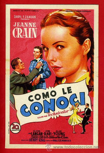Cine: COMO LE CONOCI , SOLIGO , SENCILLO , ORIGINAL , PMD 848