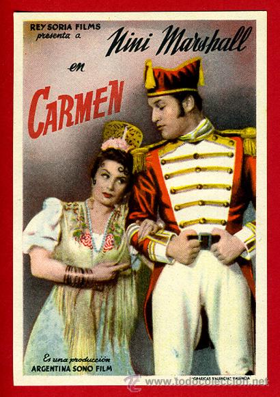 Cine: CARMEN , SENCILLO , ORIGINAL , PMD 852 - Foto 1