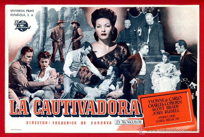Cine: LA CAUTIVADORA , SENCILLO GRANDE , ORIGINAL , PMD 939 - Foto 1