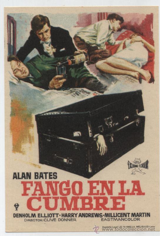  Foglietti di film di film antichi di cinema: Fango en la Cumbre. Sencillo de Floralva.