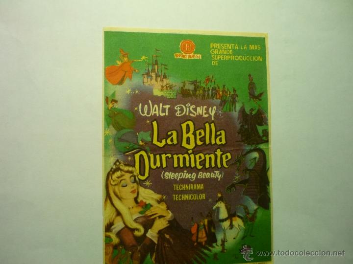 Cine: programa la bella durmiente.- disnet .-publicidad - Foto 1